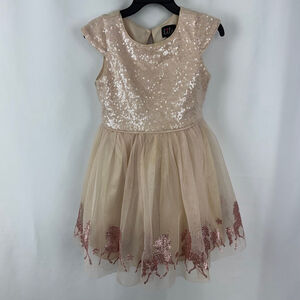 lilt | Dresses | Lilt Unicorn Girls Dress 4t Pink Sequined Sparkle Magical  Party Formal Holiday | Poshmark